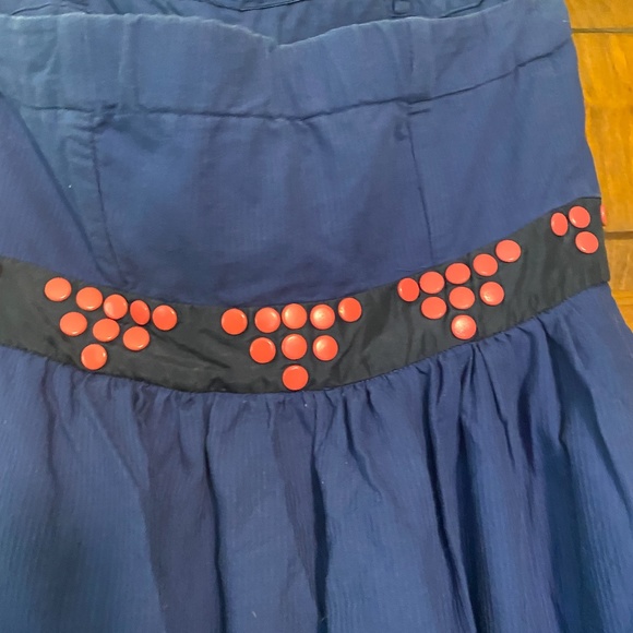 Anthropologie Floreat Fairy Cake Strapless Dress 0 - Picture 6 of 11